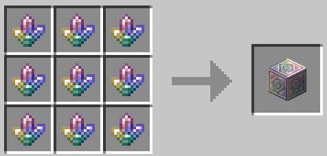 Magic Crystals to Crystal Blocks Recipe