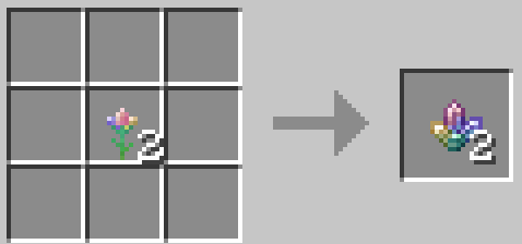 Crystal Flower to Magic Crystals Recipe