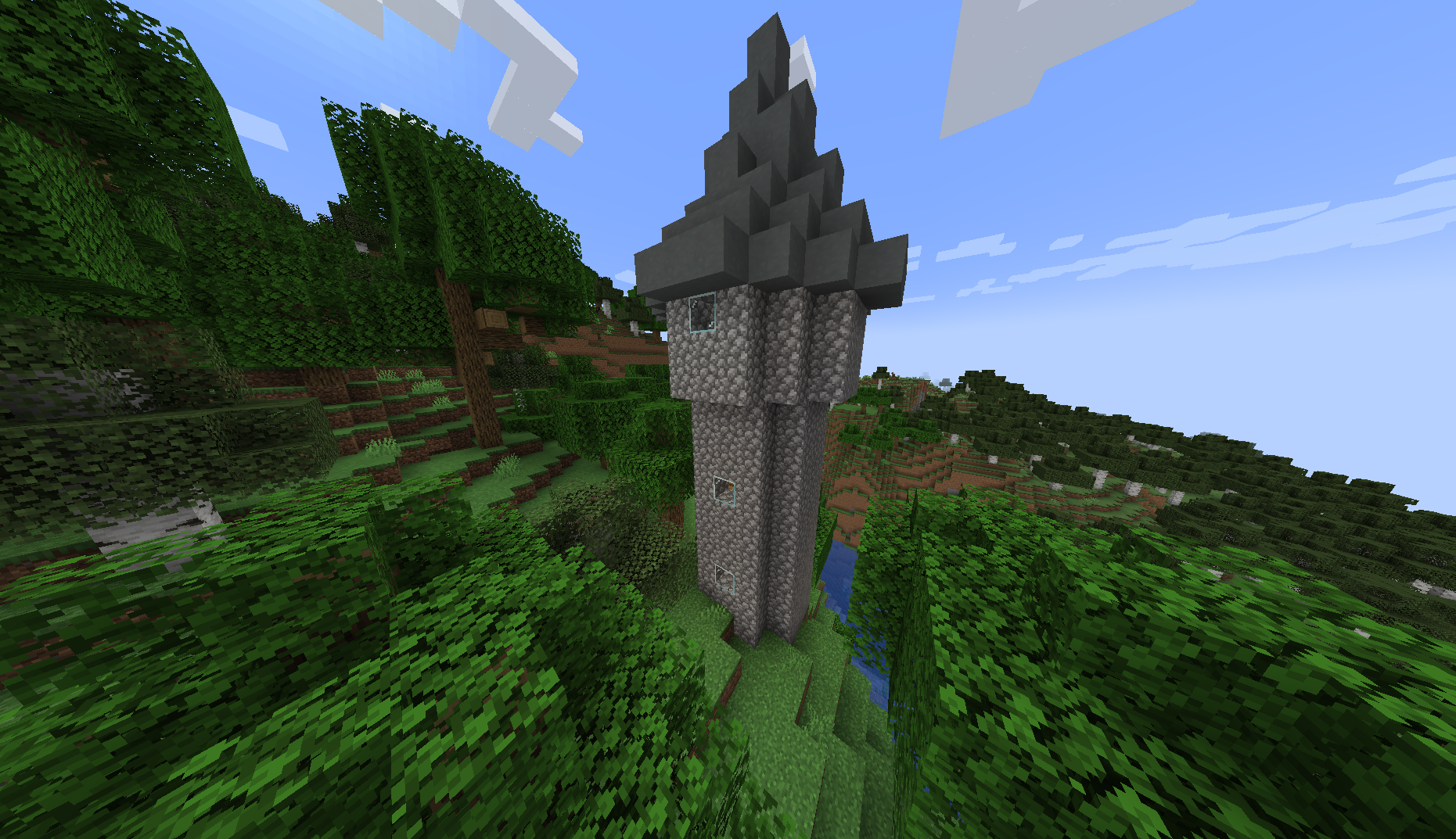 Wizard tower in overworld