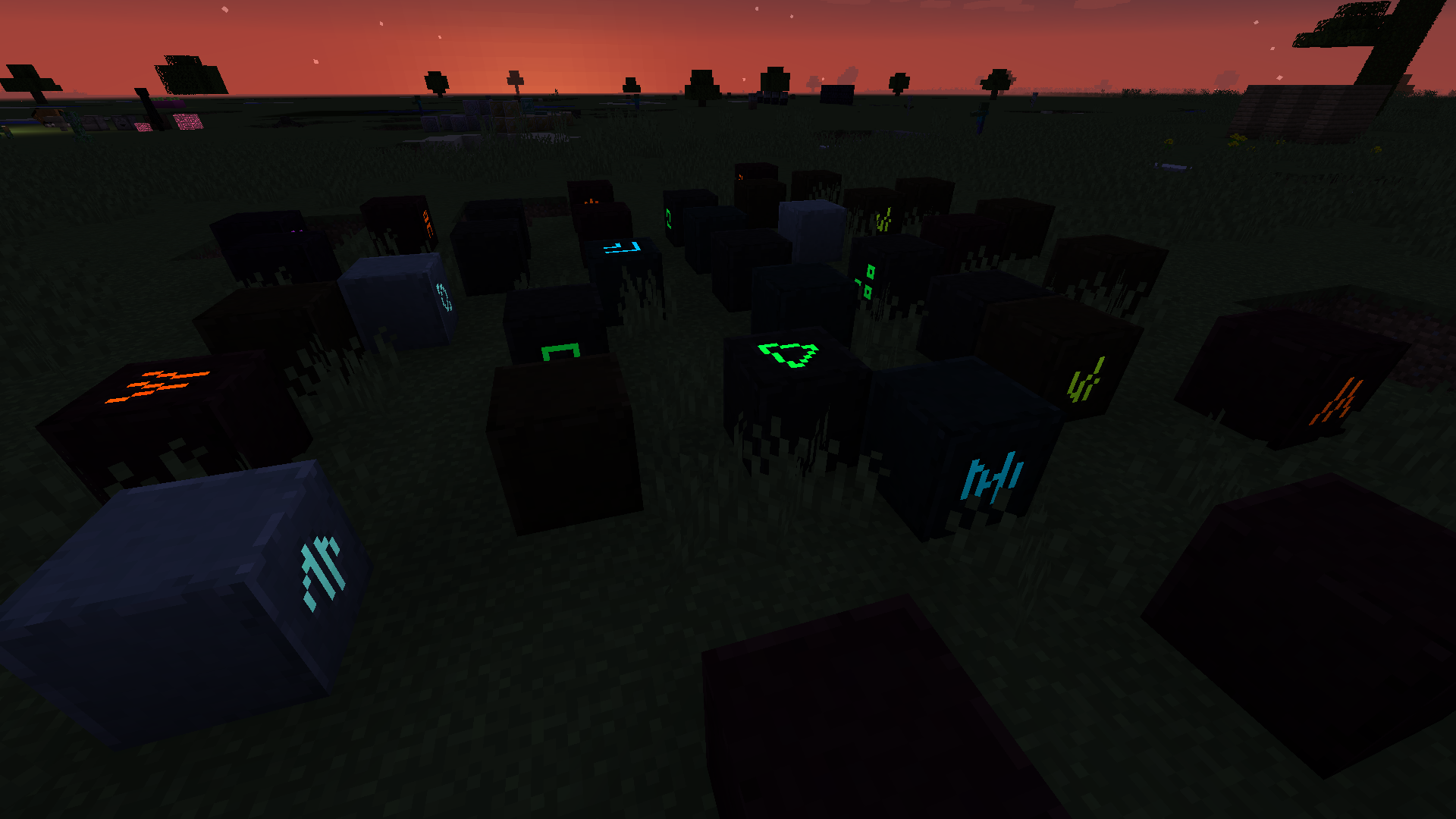 Runestones in the night