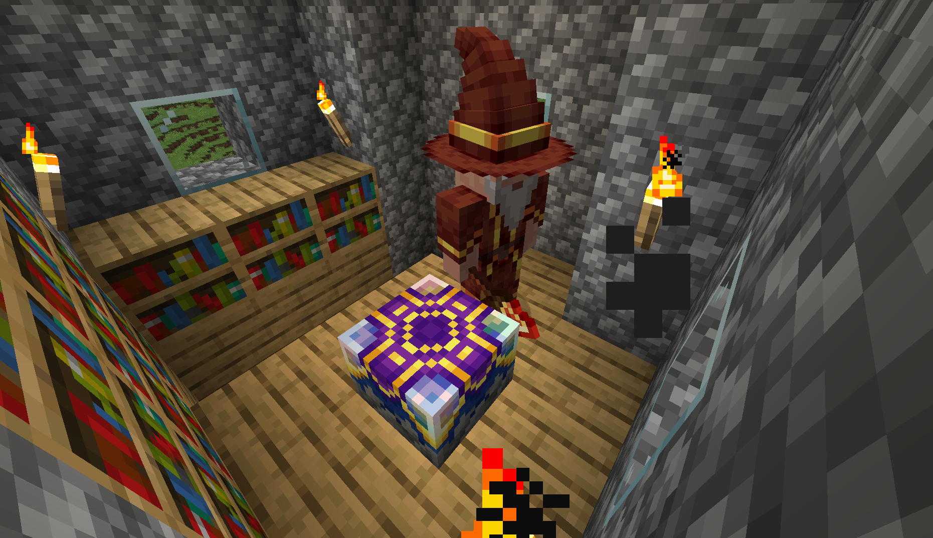 Fire Wizard on Wizard Tower